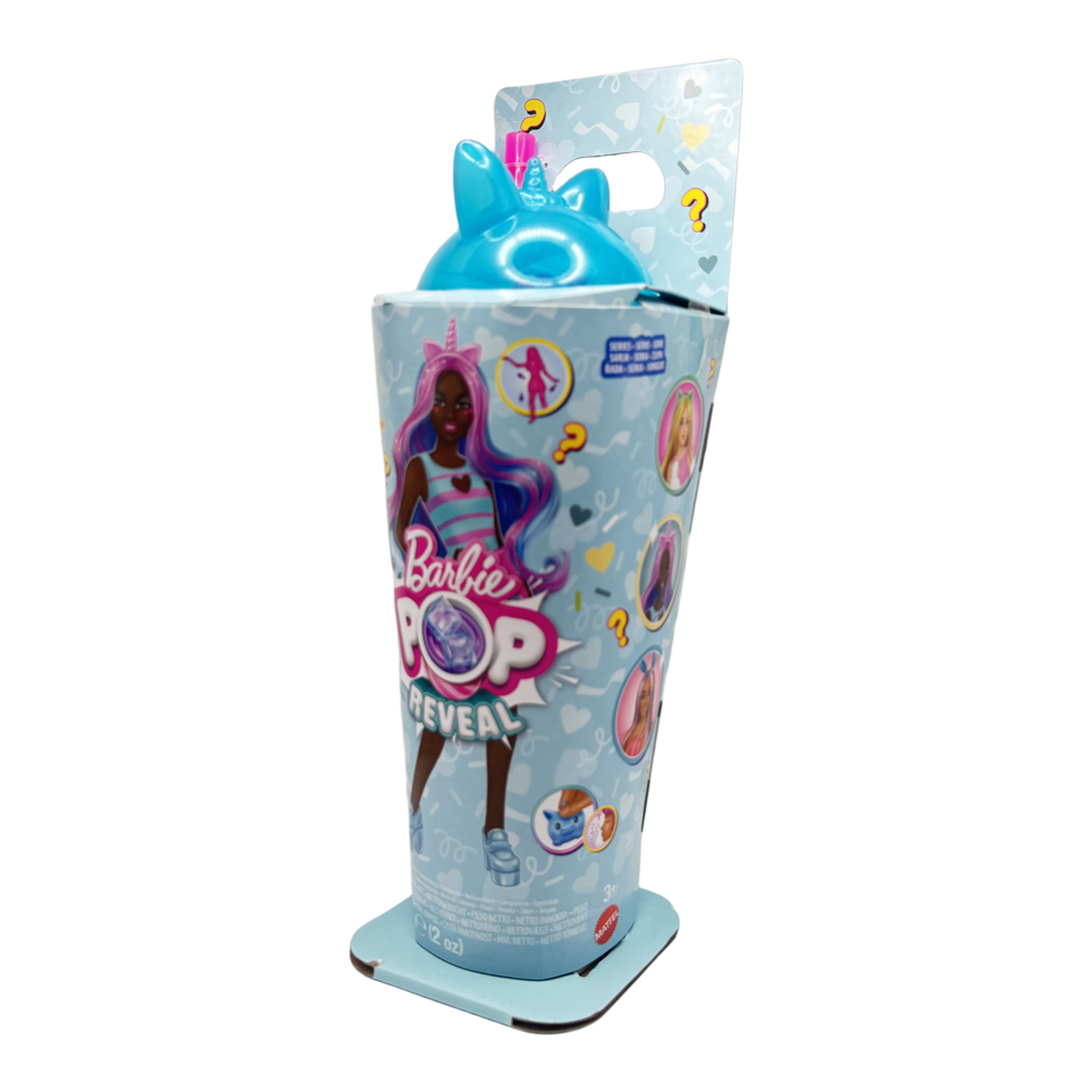 Barbie Pop Reveal Licorne Bleue – 8 surprises – Mattel