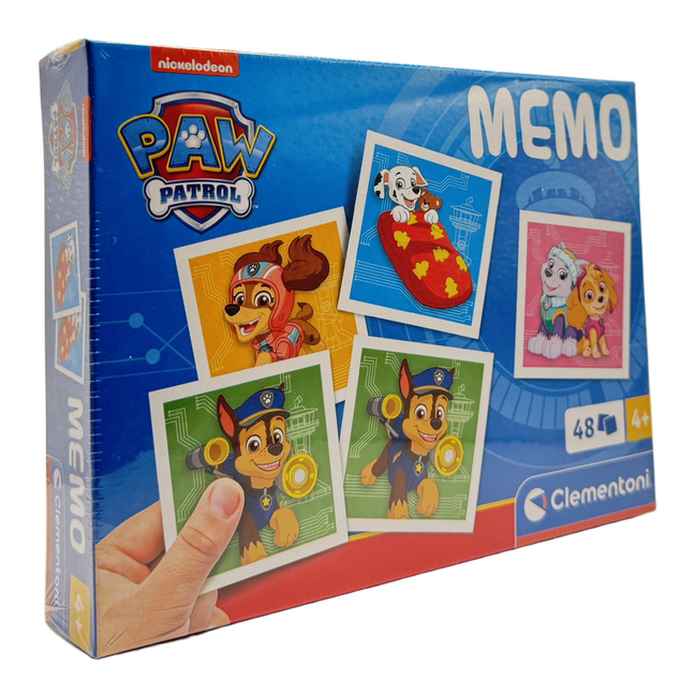 Jeu de mémoire Pat' Patrouille – 48 cartes – Clementoni